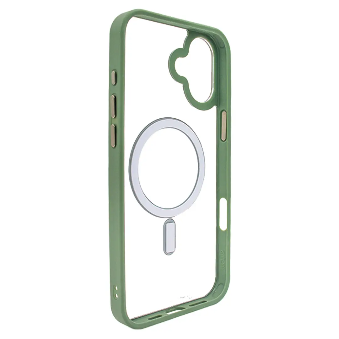 iPhone 16 MagSafe Clear Twotone Green