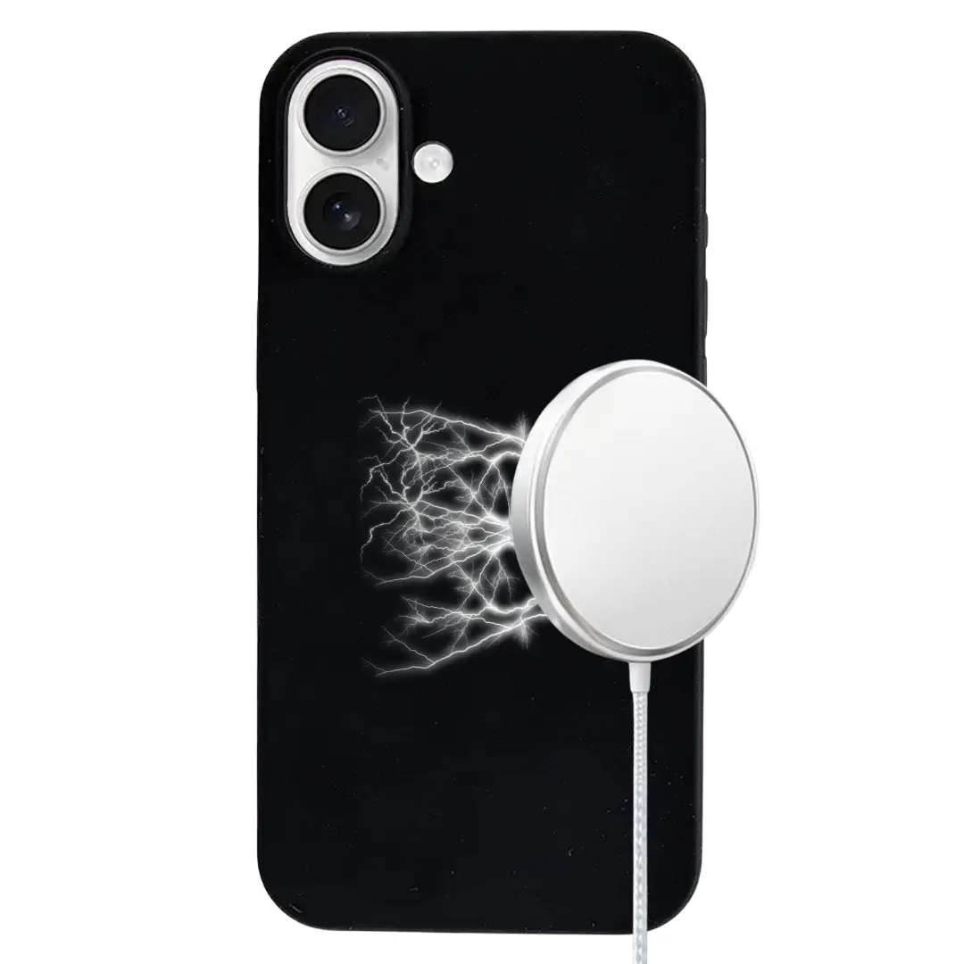 iPhone 16 Plus MagSafe Soft Touch Case Black