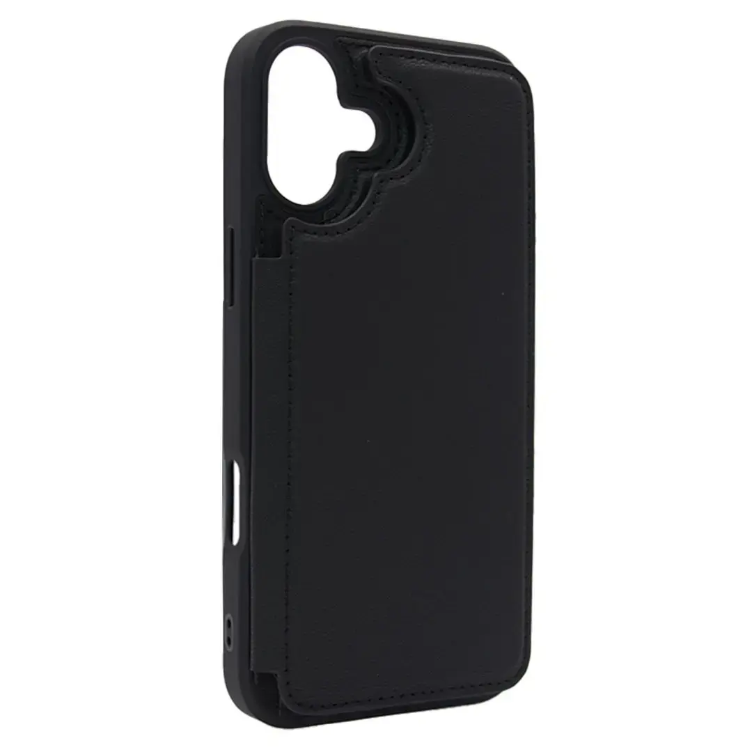 iPhone 17 Modern Card Holder Case Black