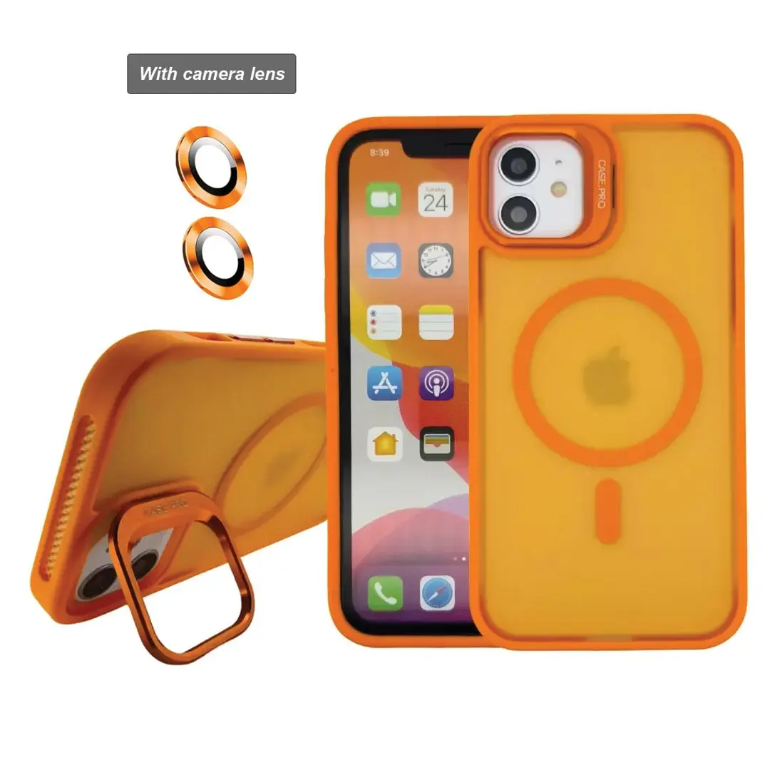 iPhone 11 MagSafe Smoke Camera Stand Orange