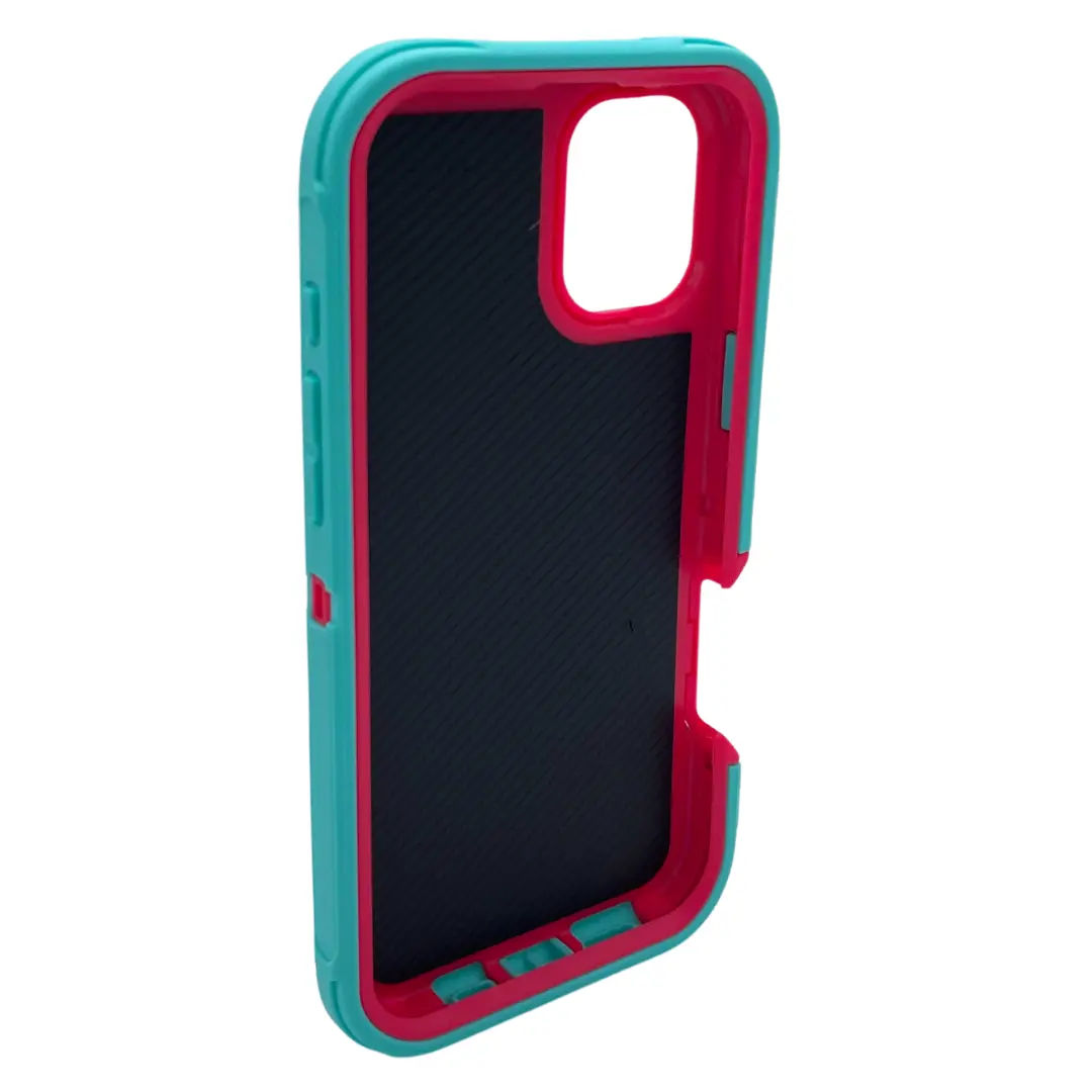 iPhone 16 Plus Screen Case With Magsafe Blue Rose Red