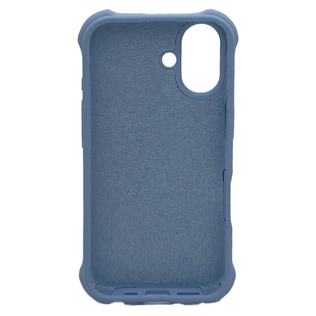 iPhone 16 Plus Magsafe Water Ripple Silicone Case Light Sky Blue