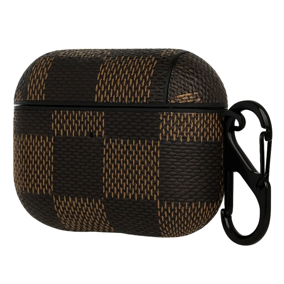 Airpods Pro Checker Brown Case