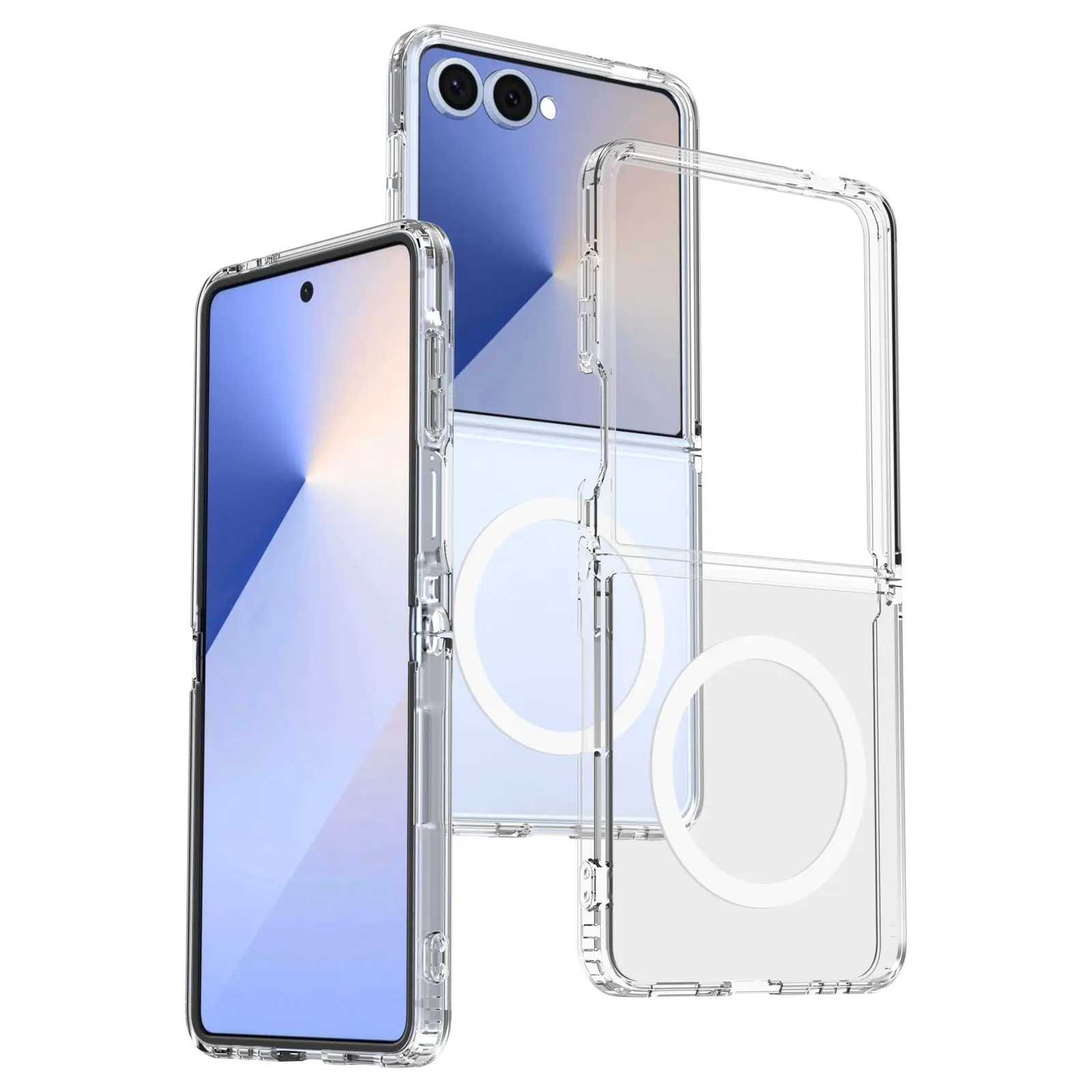 Samsung Galaxy Z Flip 7 Clear Case MagSafe