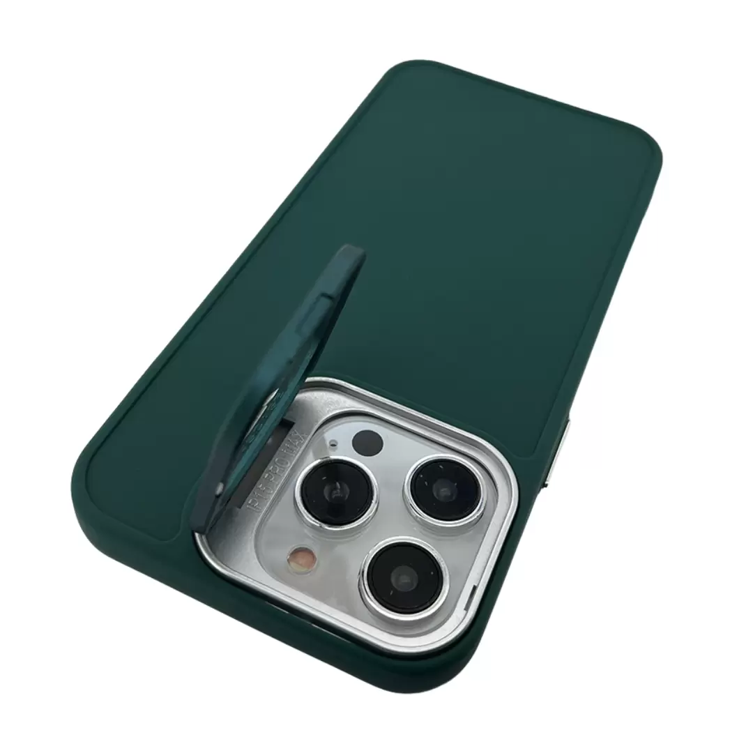 iPhone 14 Pro Max Camera Stand Eco Case Dark Green