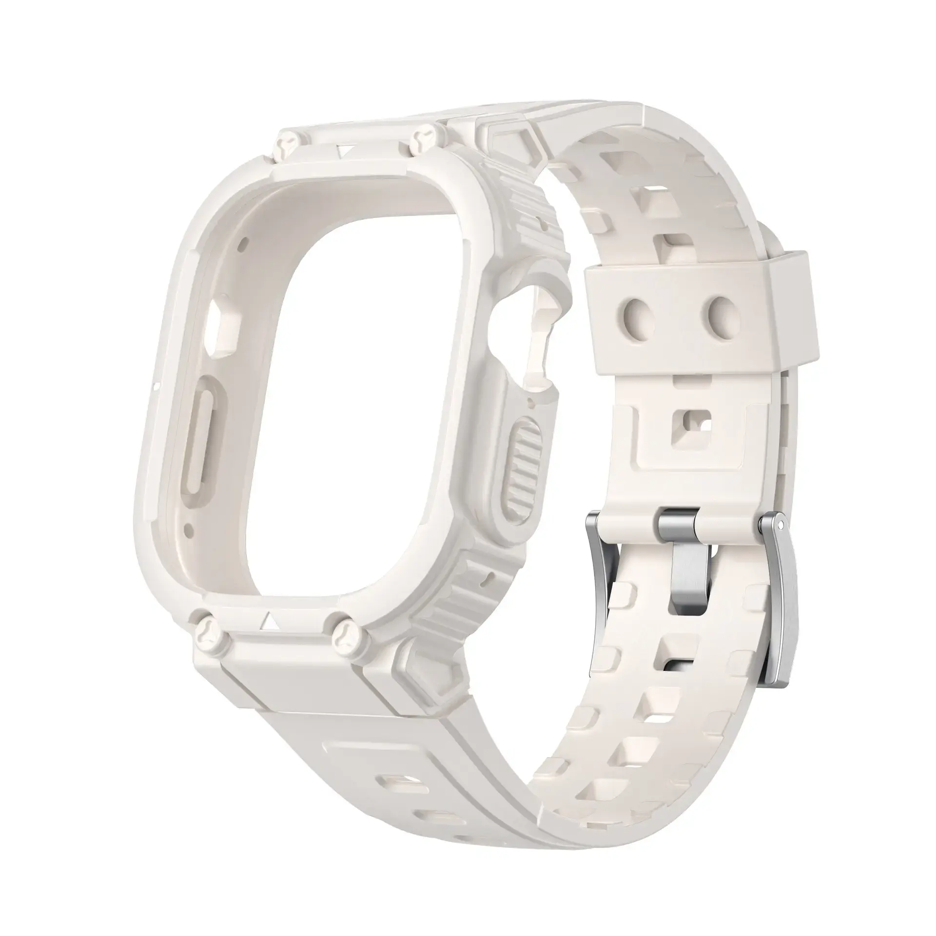 Apple Watch Integrated Silicone Strap Starlight -42-44-45-46-49mm