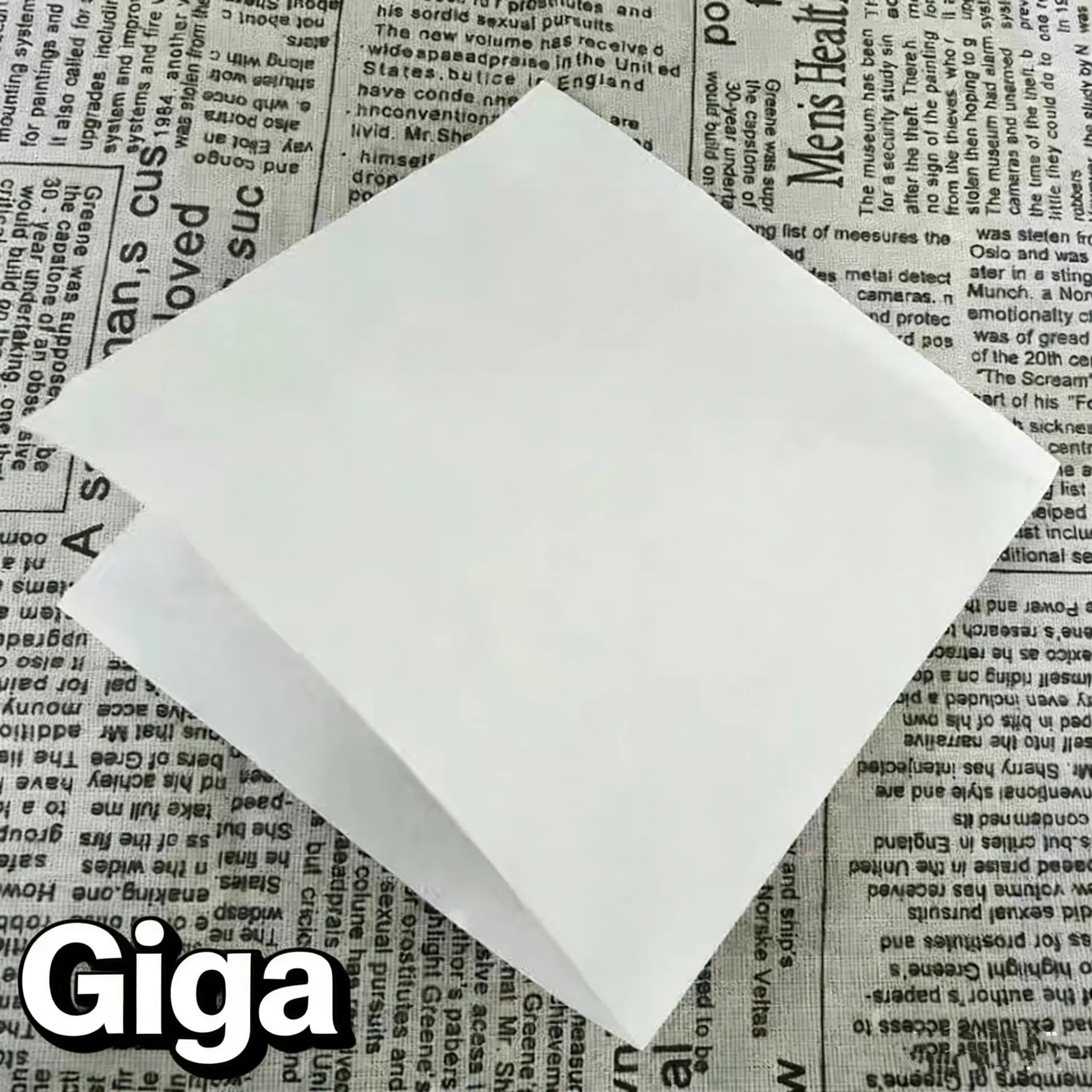 Potato Stop SNACK PACK BAG 20# PAPER 6X6 NATURAL(5000 Pcs/Case ）