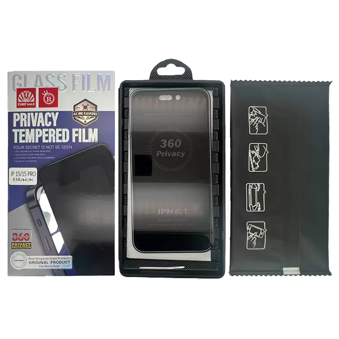 6.9-inch iPhone 17 Pro Max Tempered Glass Privacy 360