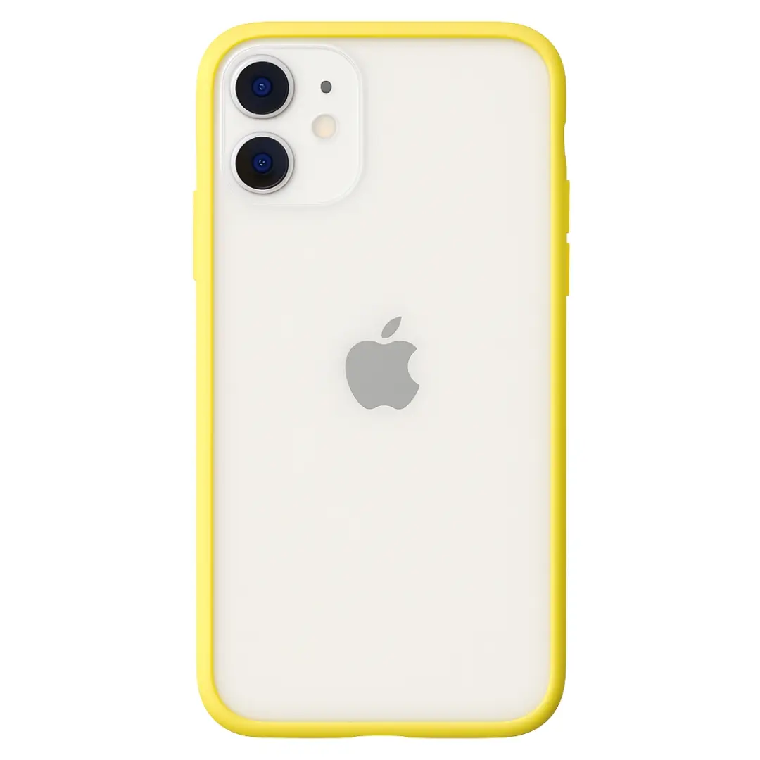 iPhone 11 Smoke Transparent Twotone Case Yellow