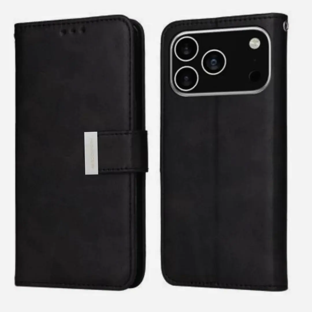iPhone 17 Pro Premio Wallet Case Black