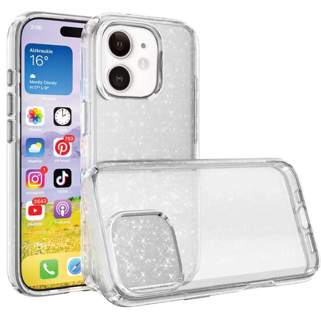 iPhone 11 Fleck Glitter Case Clear