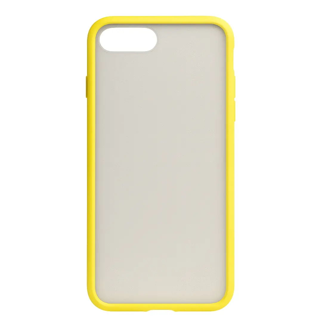 iPhone 7 Plus/8 Plus Smoke Transparent Twotone Case Yellow