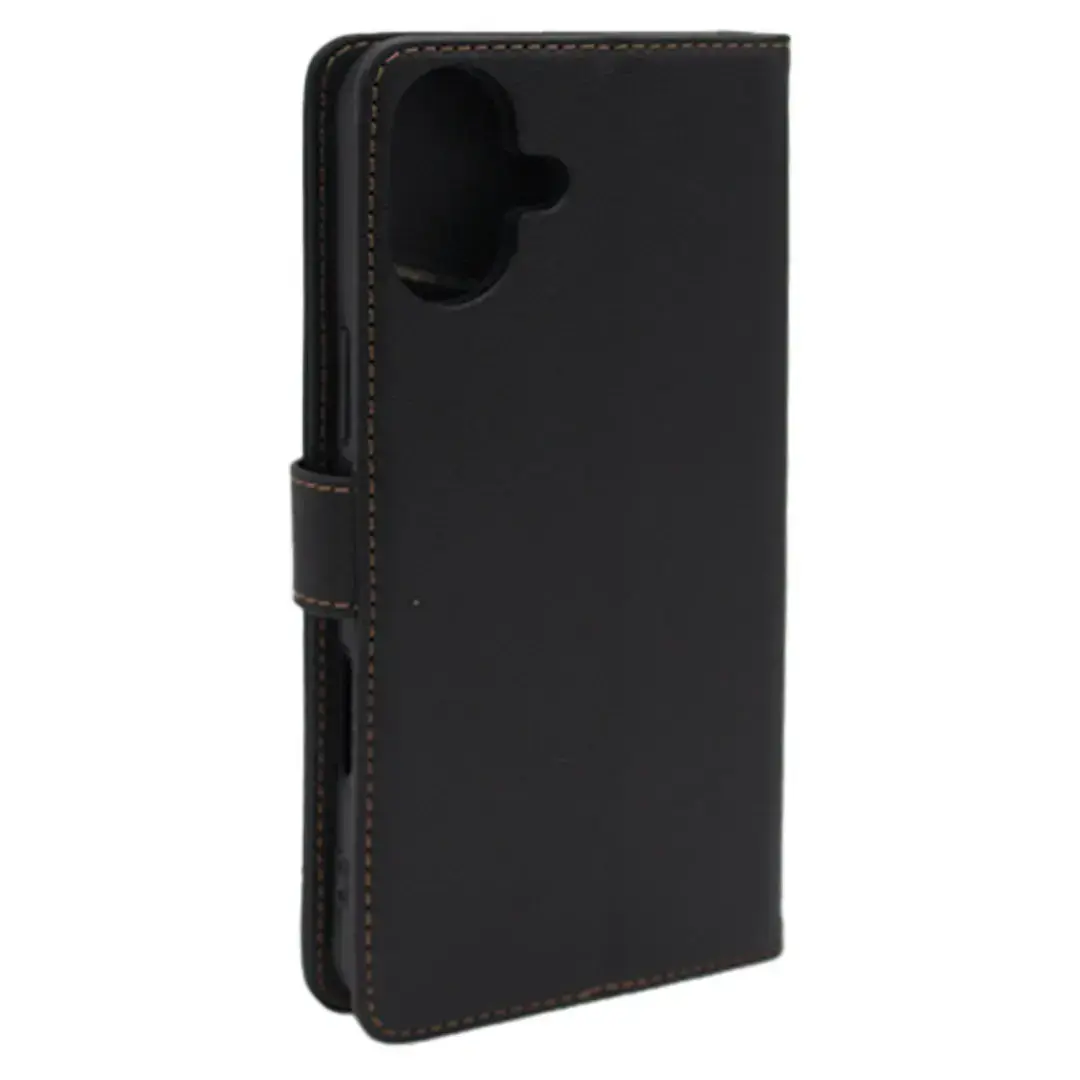 iPhone 17 Air PU Leather Wallet Case Black