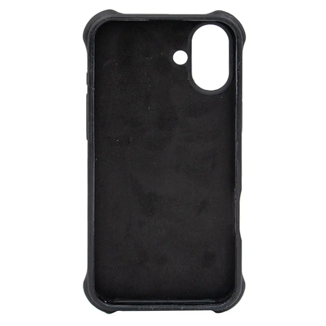 iPhone 16 Plus Magsafe Water Ripple Silicone Case Black