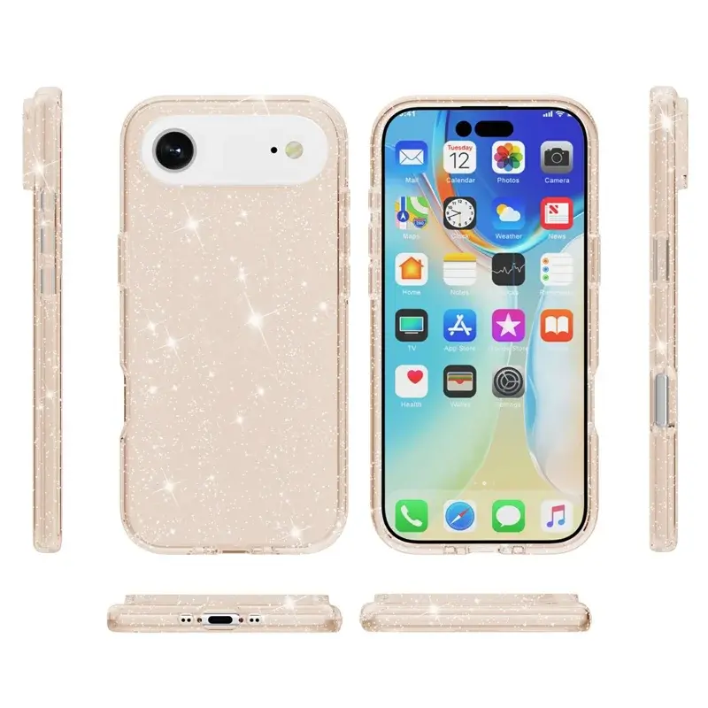 iPhone 17 Air Fleck Glitter Case Gold