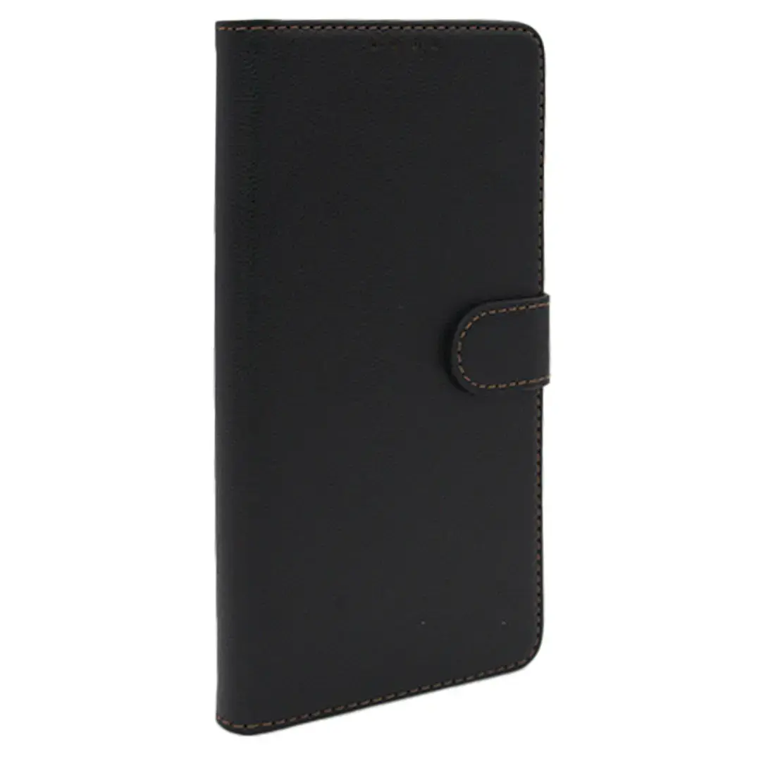 iPhone 17 PU Leather Wallet Case Black