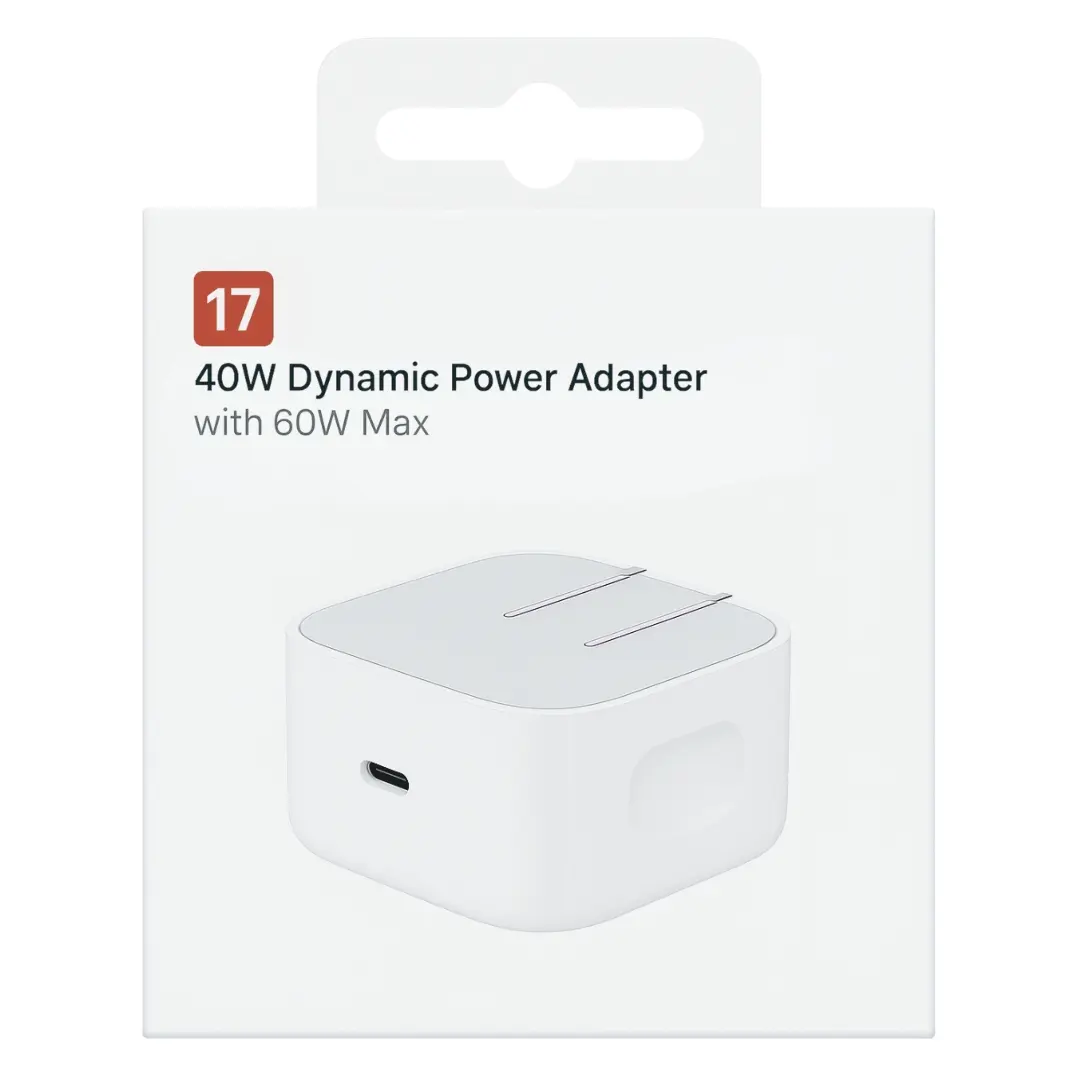 Charger_C_Port 40W Dynamic Power Adapter with 60W Max
