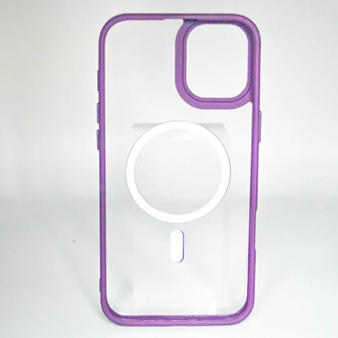 iPhone 16 Plus MagSafe Clear Eco Twotone Purple