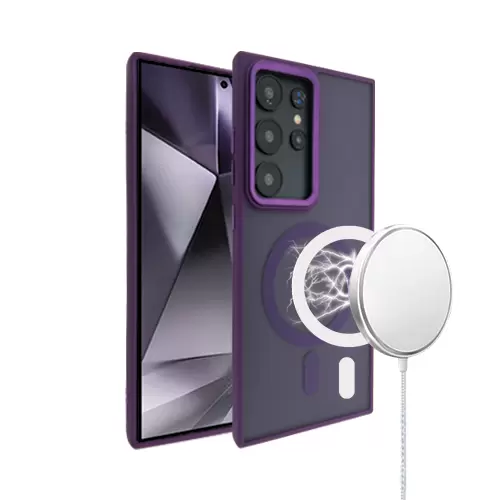 Samsung S24 MagSafe Cam Smoke Twotone Eco Dark Purple