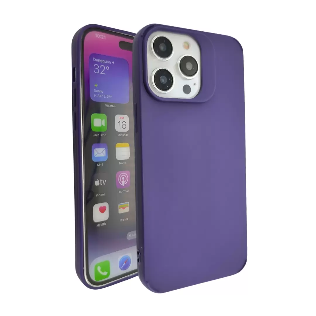 iPhone 14 Pro/iPhone 15 Pro Soft Touch Eco Purple