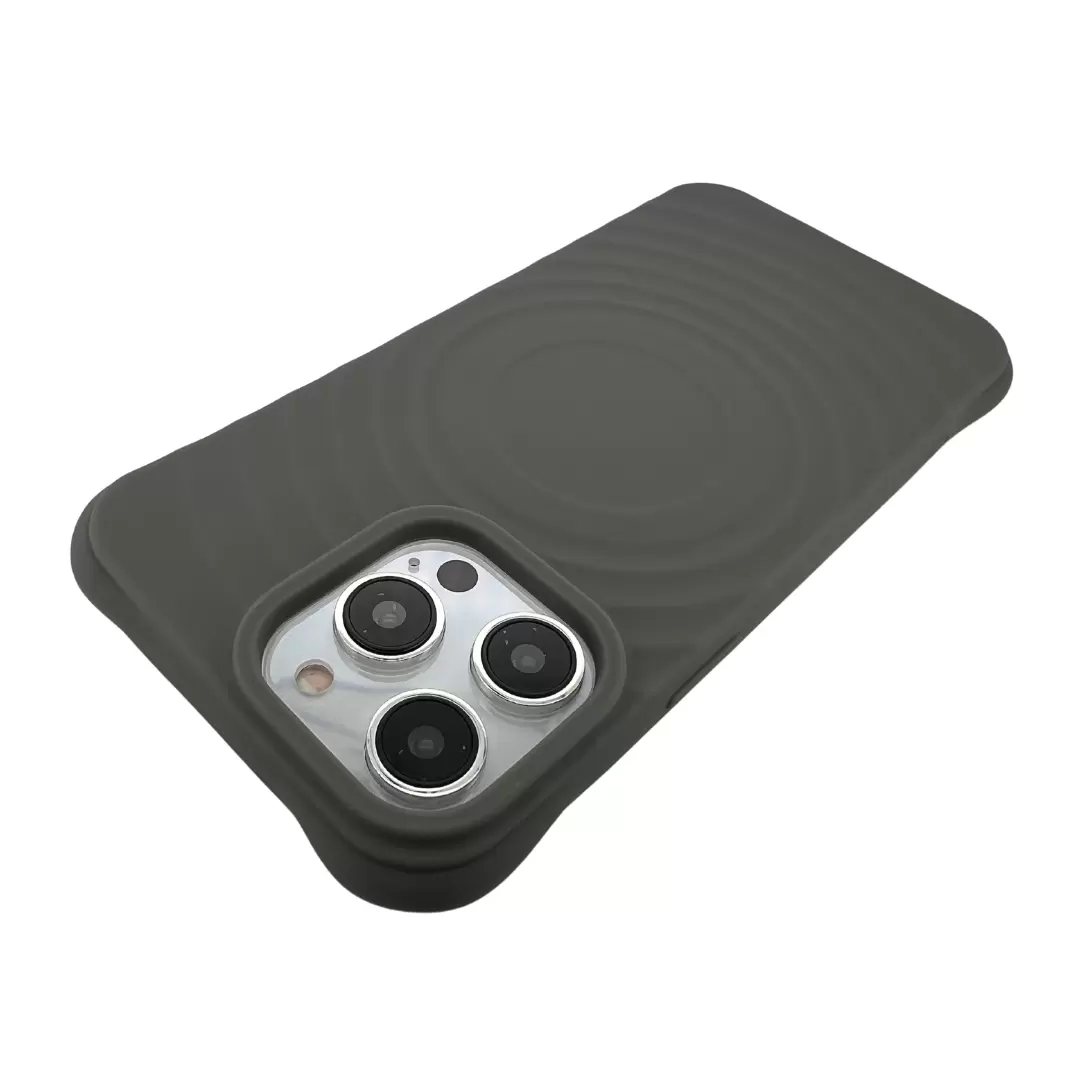 iPhone 14 Pro Max Magsafe Water Ripple Tpu Case Gray