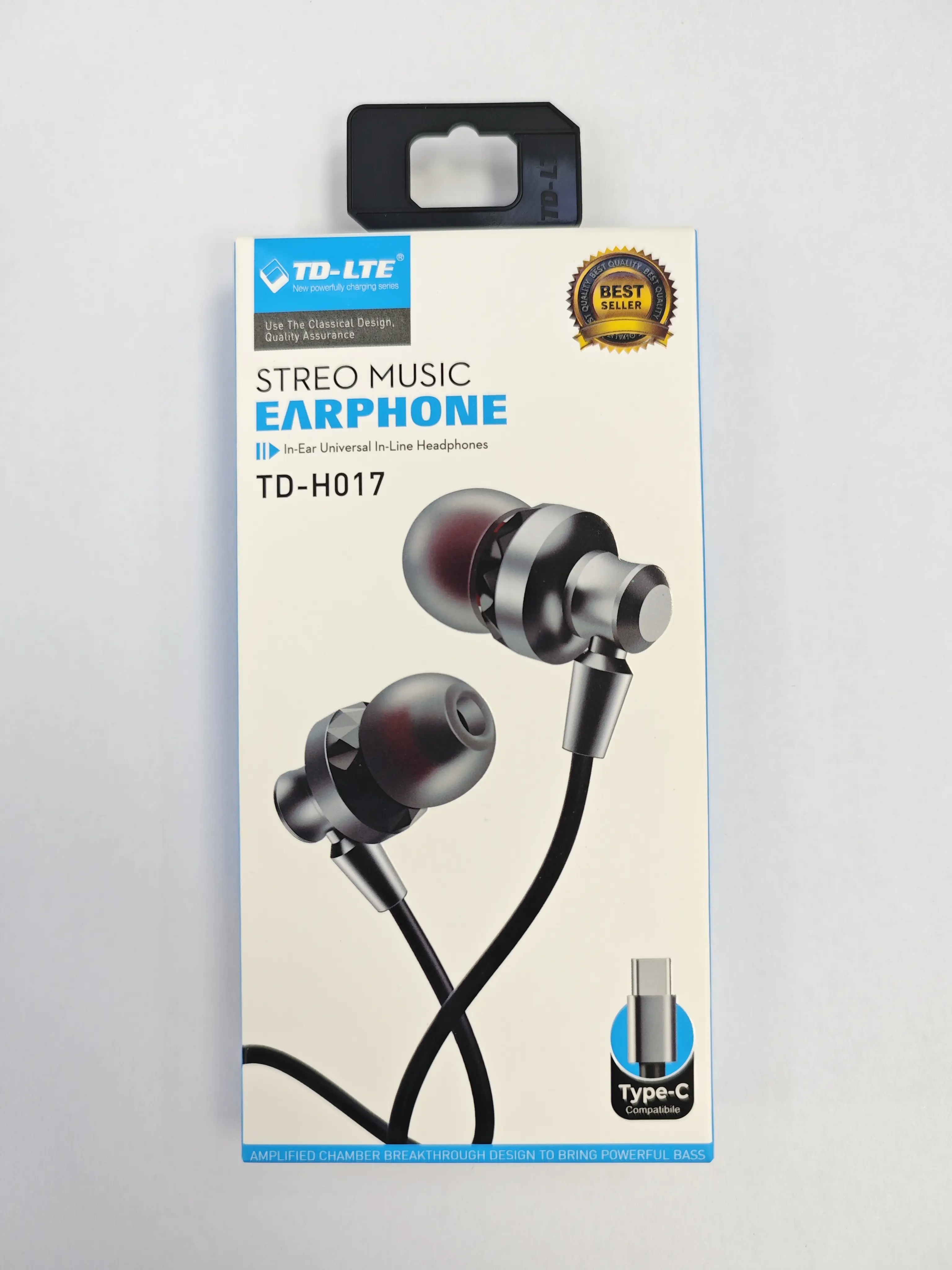 EarPhone_ Type-C_ TD-H017_ Black