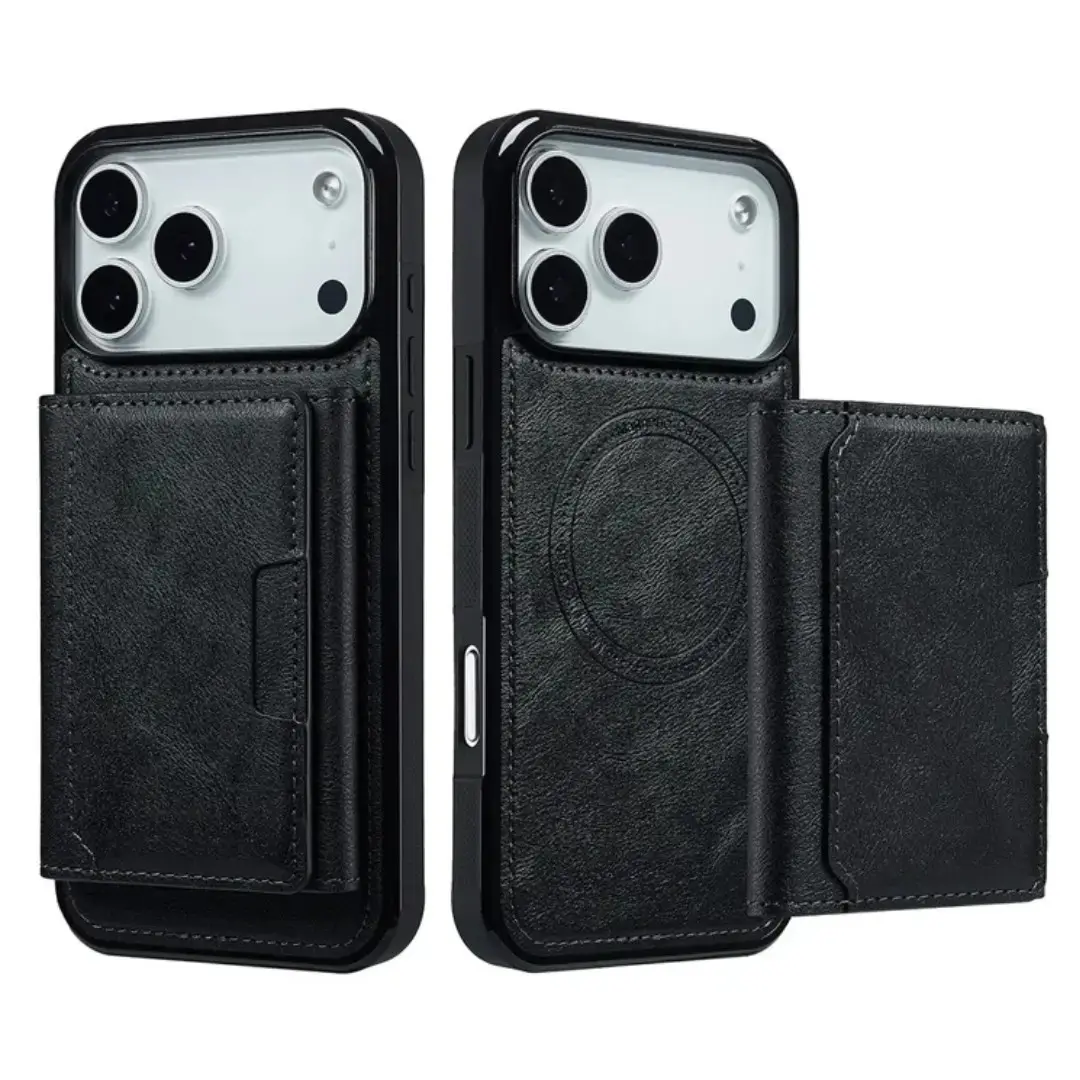 iPhone 17 Pro Modern Card Holder Case Black
