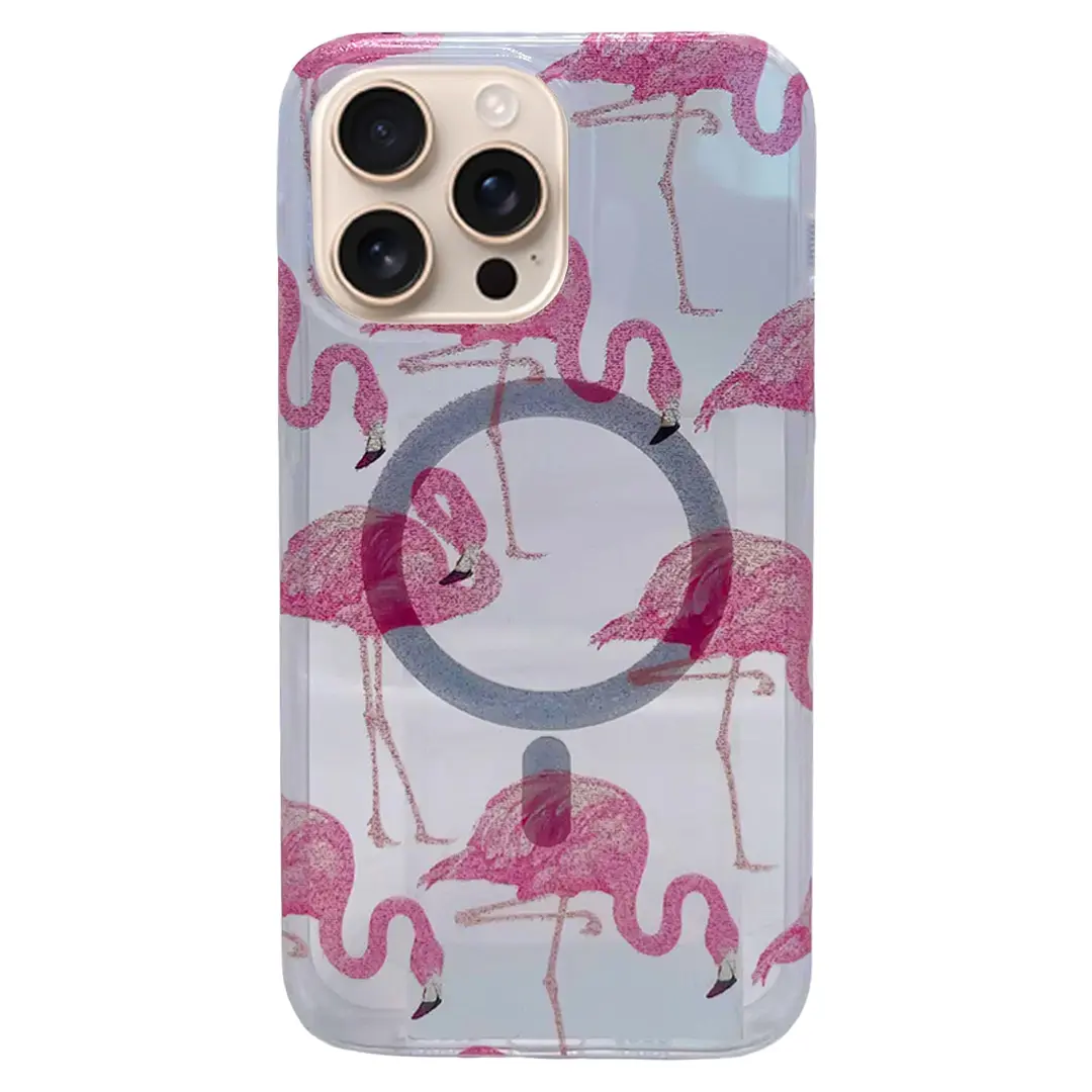 iPhone 16 Pro Designed Case MagSafe Flamingo