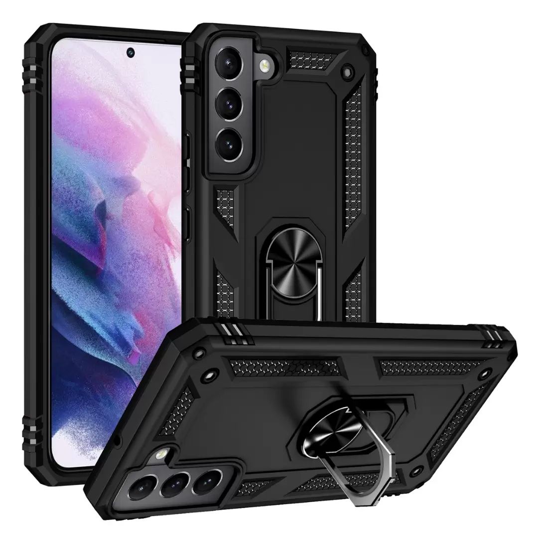 Samsung Galaxy S10 2in1 Ring Case Black