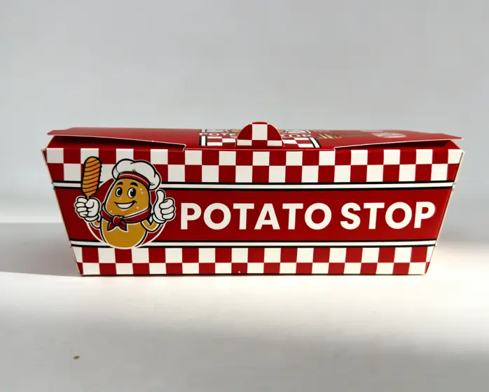 Potato Stop Corn Dog Box 1pcs 1000 Pcs/Case