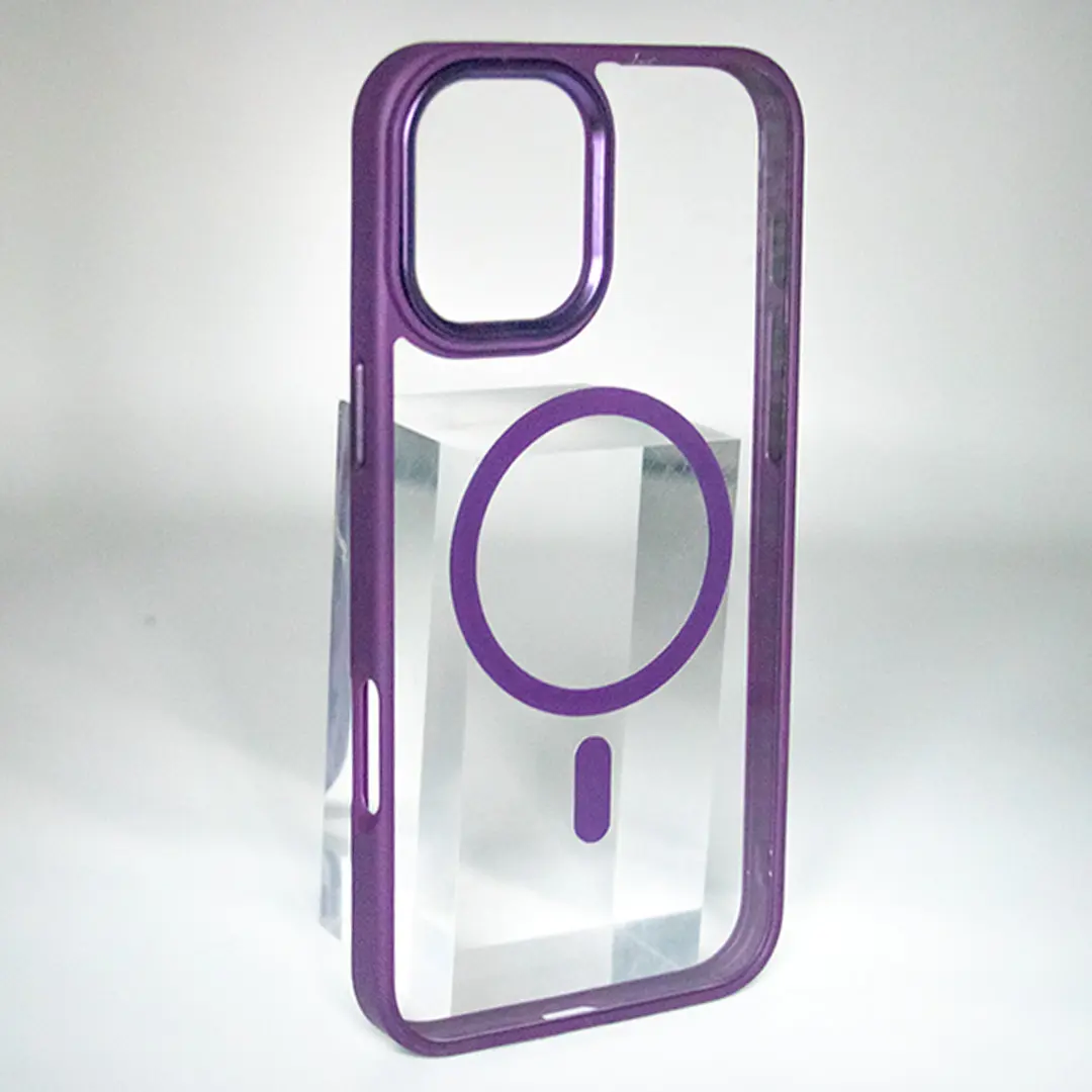 iPhone 16 Plus MagSafe Clear Eco Twotone Purple