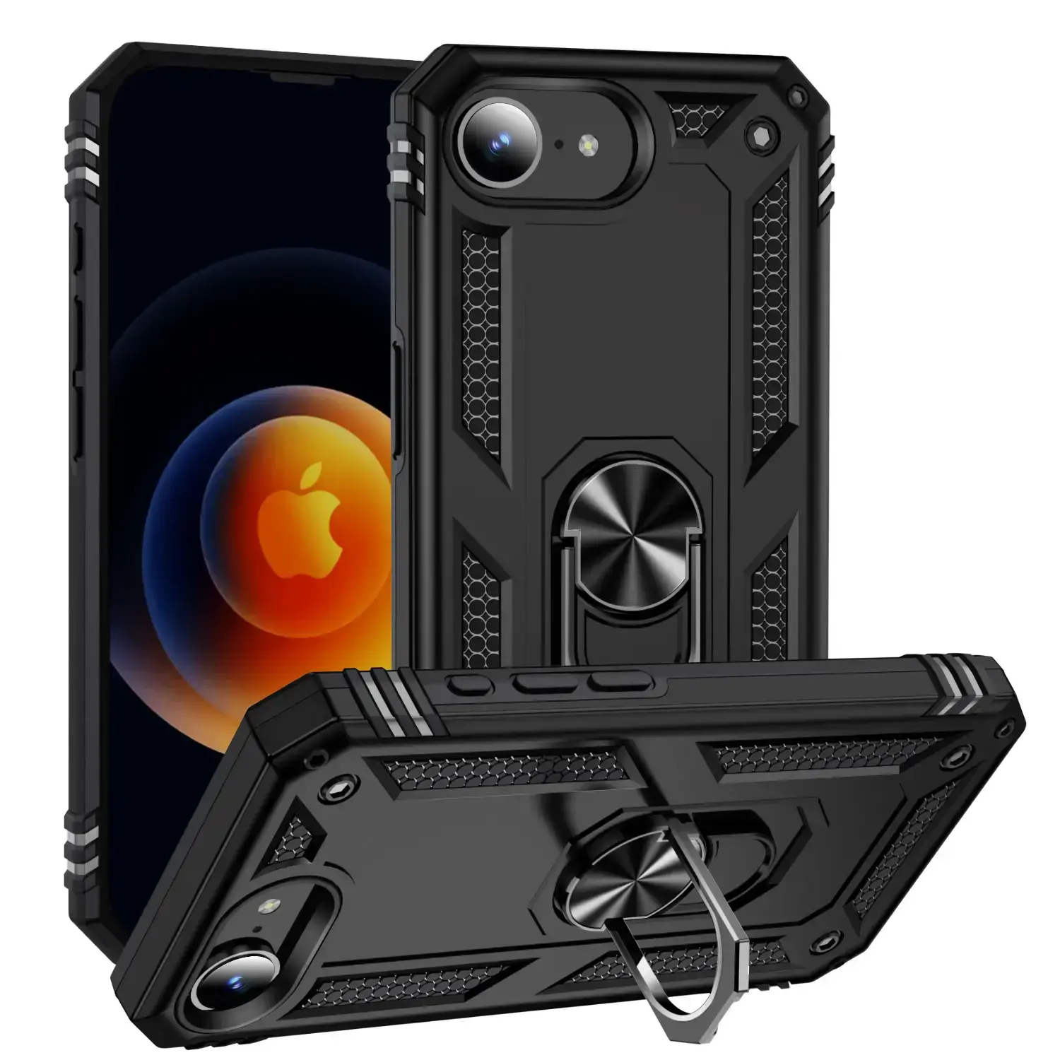 Samsung Galaxy Z Fold 7 2in1 Ring Case Black
