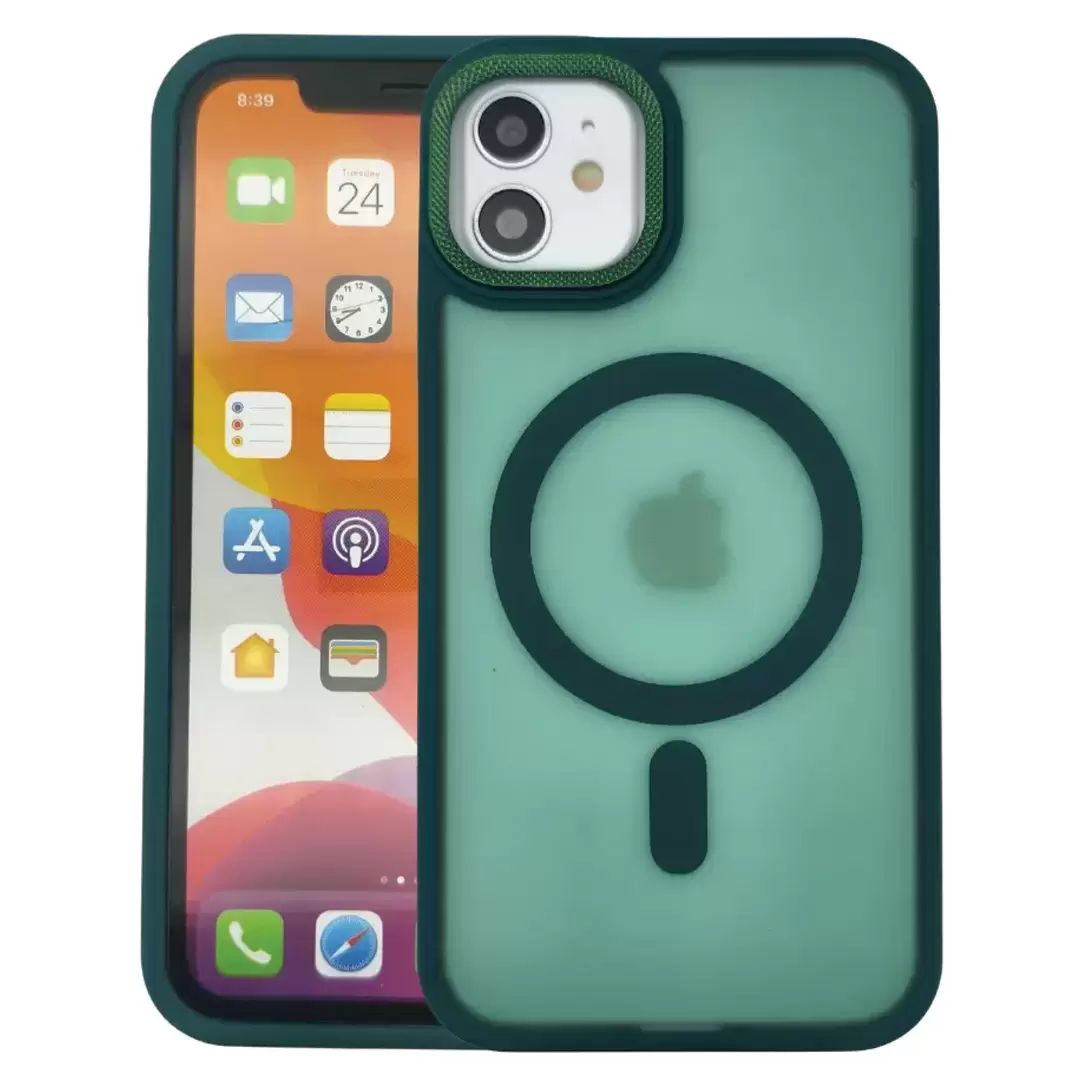 iPhone 11 MagSafe Cam Smoke Twotone Eco Dark Green