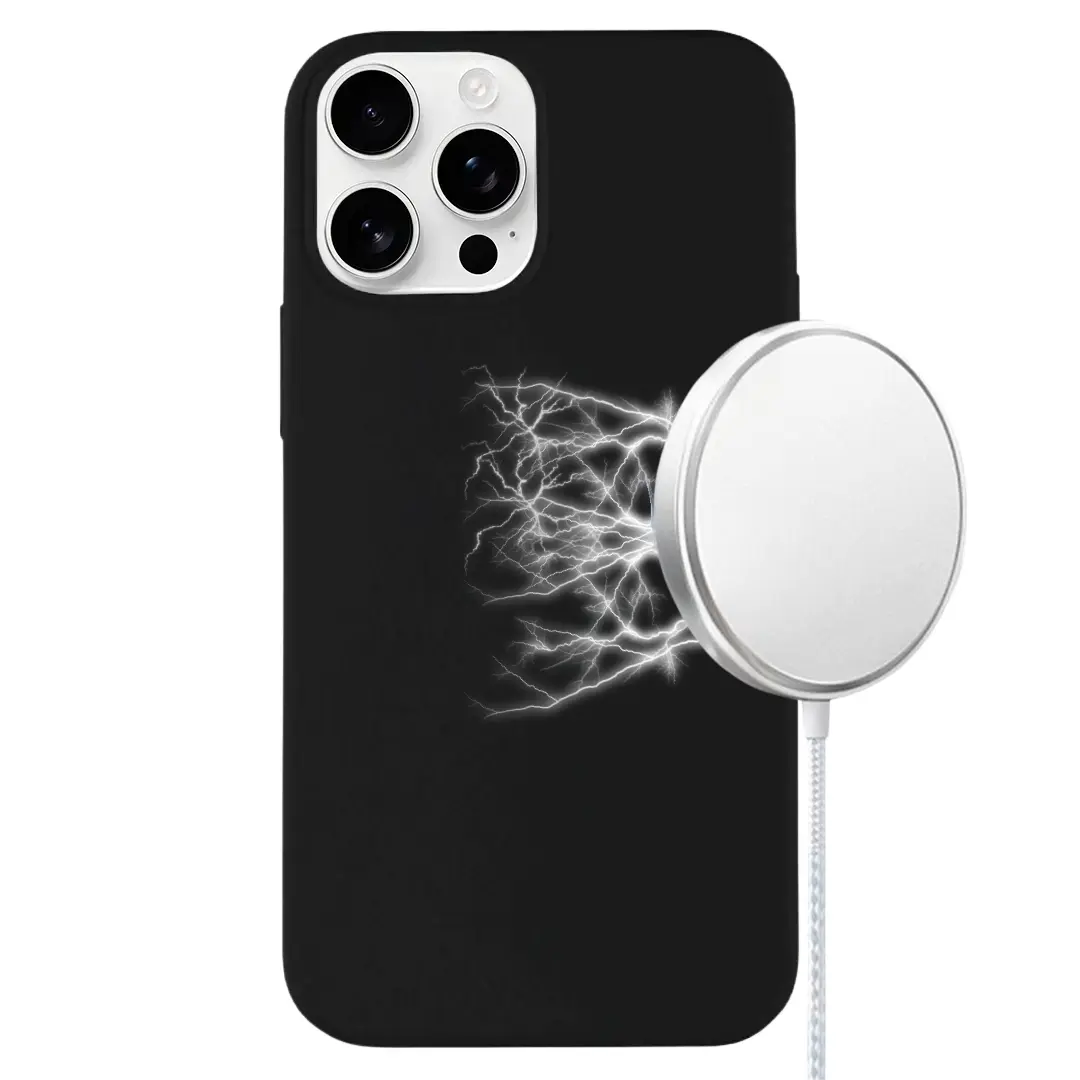 iPhone 15 Pro/iPhone 14 Pro MagSafe Soft Touch Case Black