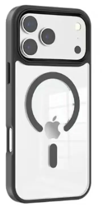iPhone 18 Pro /iPhone 17 Pro MagSafe Clear two tone black (moq:30)