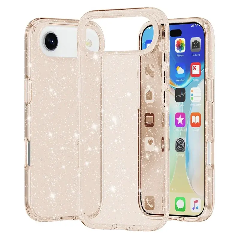 iPhone 17 Air Fleck Glitter Case Gold