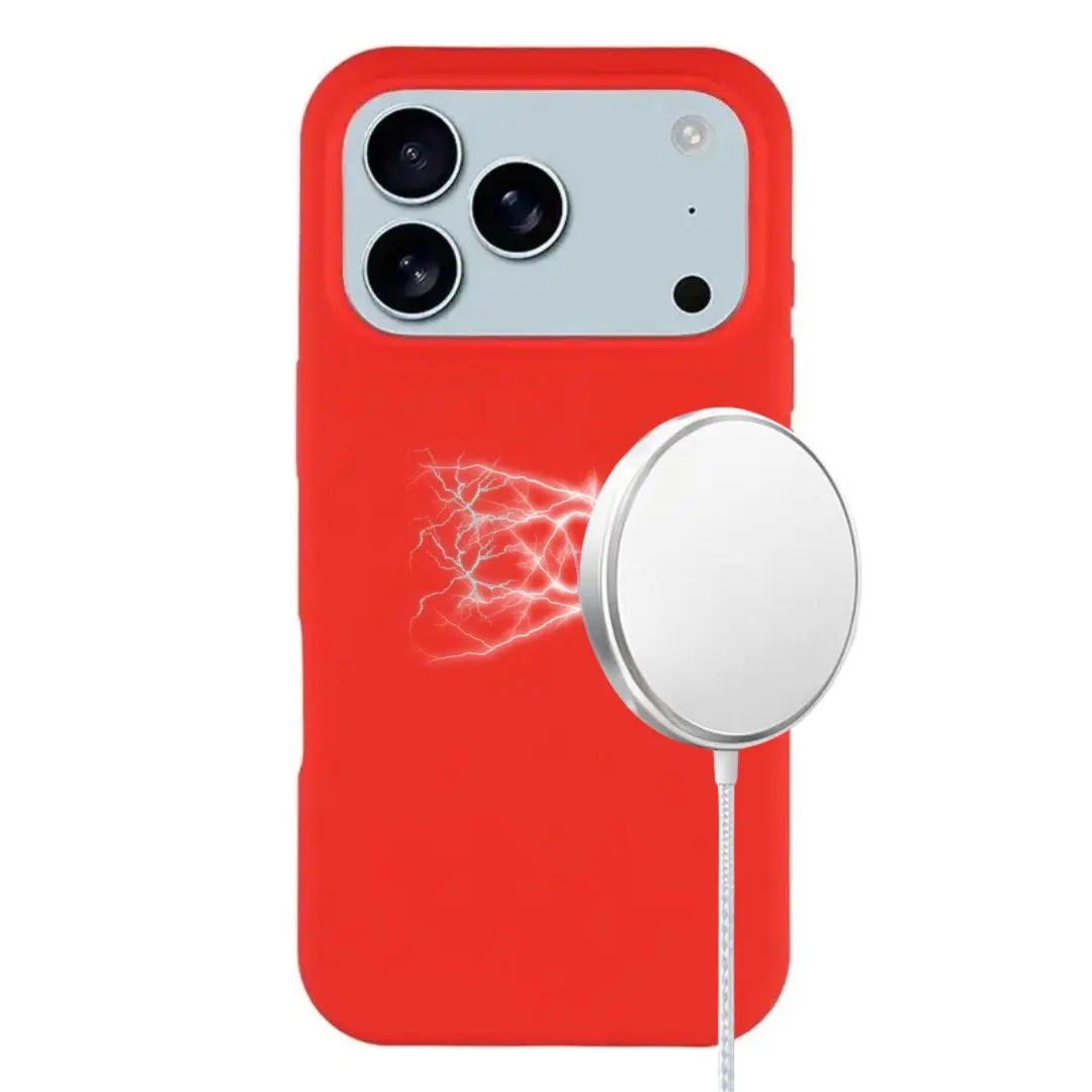 iPhone 17 Pro MagSafe Soft Touch Case Red