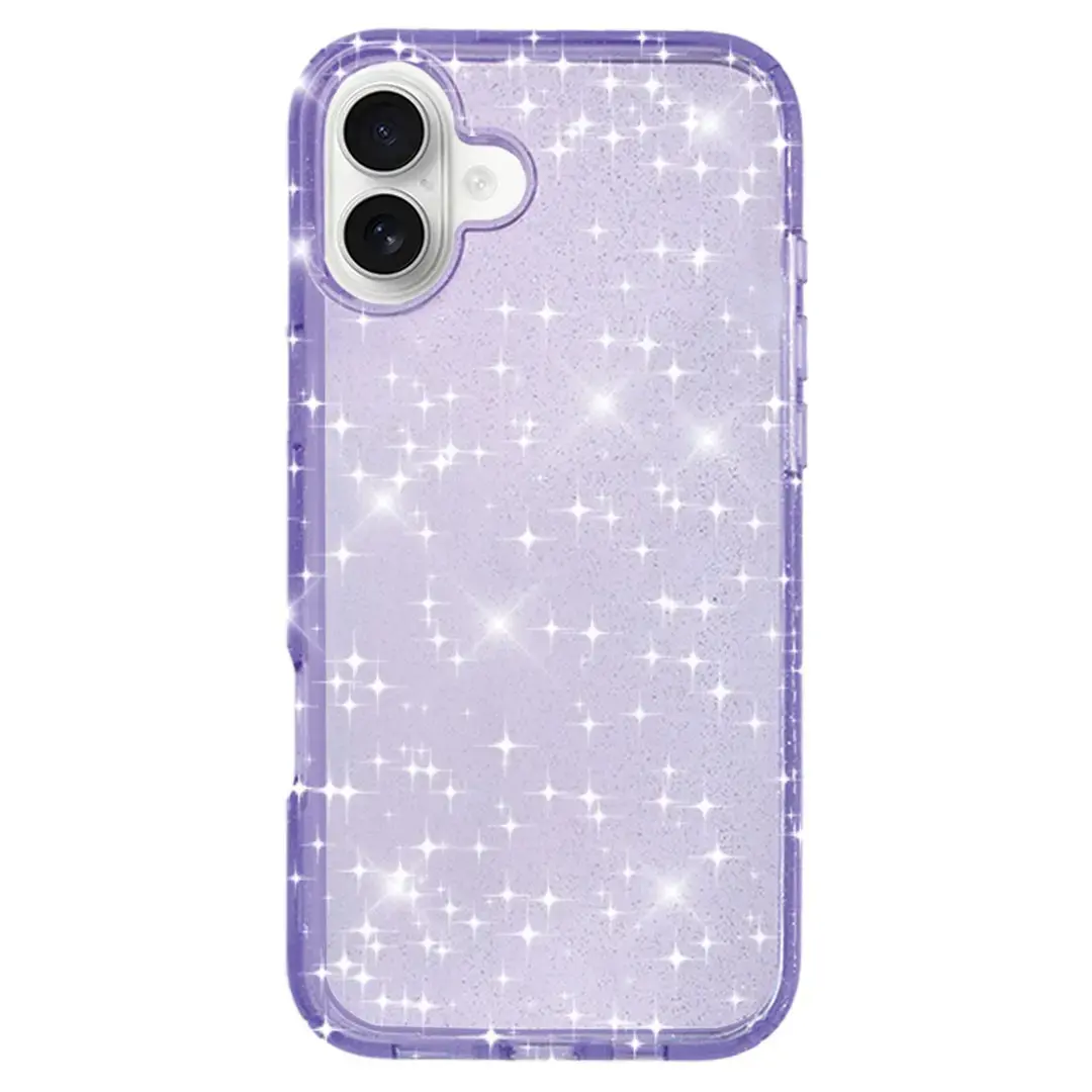 iPhone 17 Fleck Glitter Case Purple