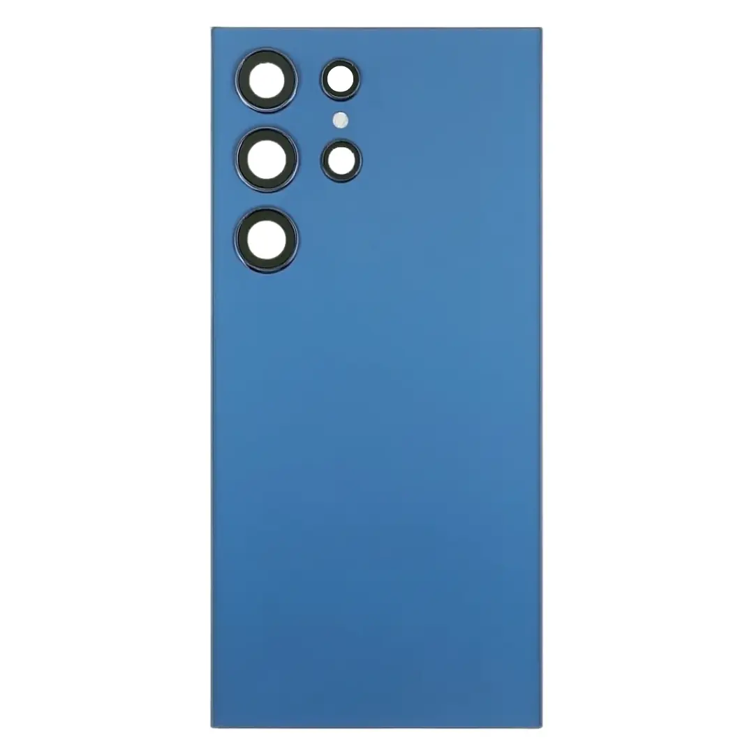 Back Glass Samsung Galaxy S25 Ultra with Camera Lens Dark Blue