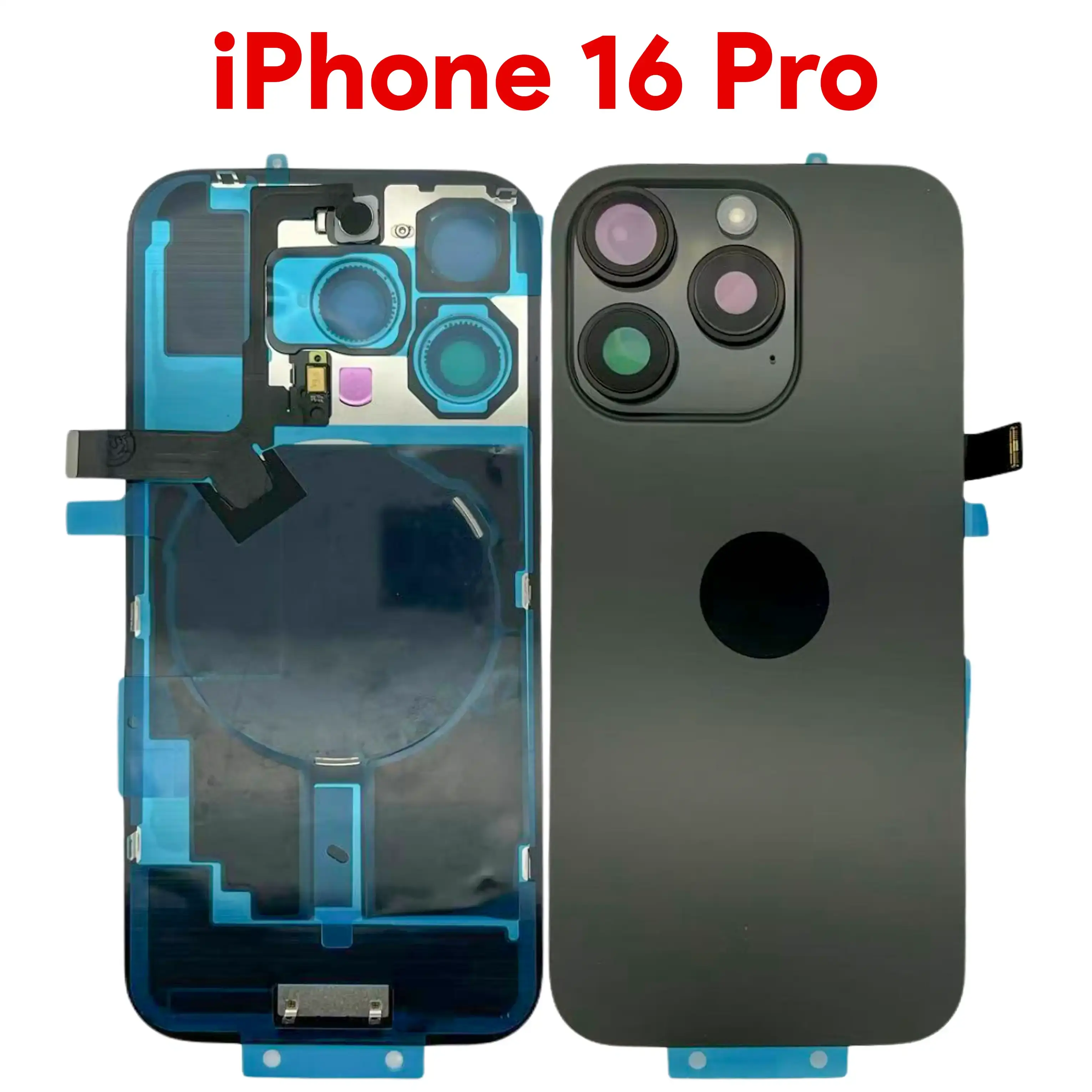 iPhone 16 Pro Back Glass Black with NFC