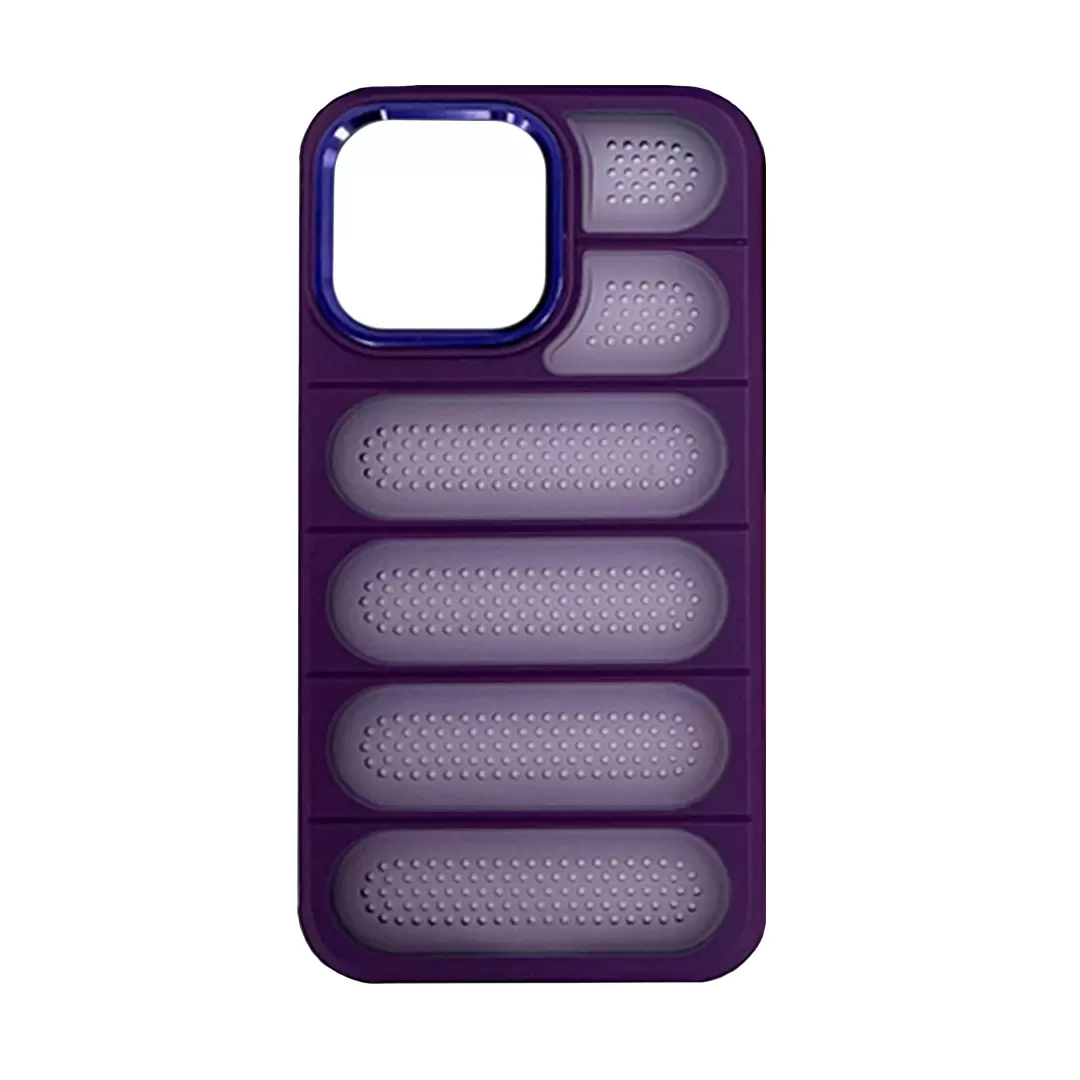 iPhone 15 Plus/iPhone 14 Plus Mesh Cooling Case Dark Purple