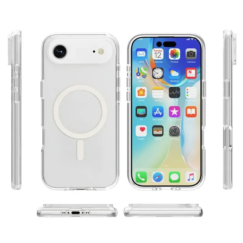 iPhone 17 Air Fleck Case MagSafe Crystal Clear