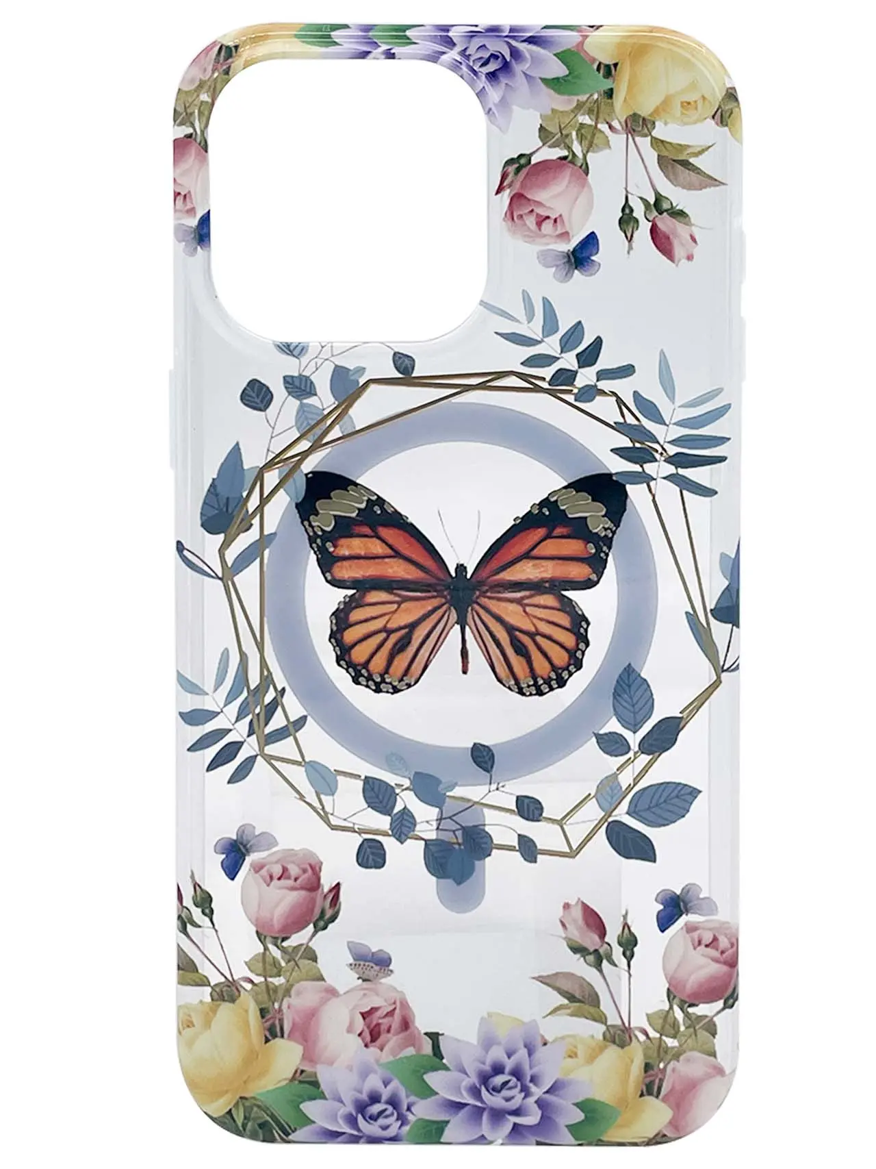 iPhone 15 Pro Max Designed Case MagSafe Butterfly Serenade