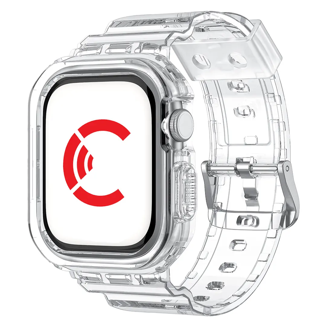 Apple Watch Integrated Fashion Transparent TPU 46mm