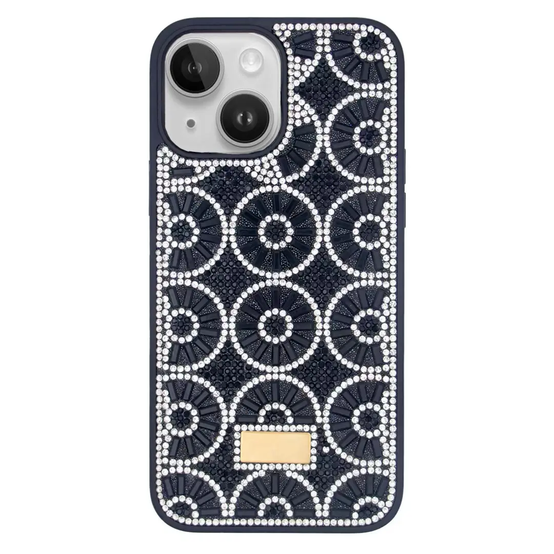 iPhone 15 Plus/iPhone 14 Plus Diamond sparkling case Black