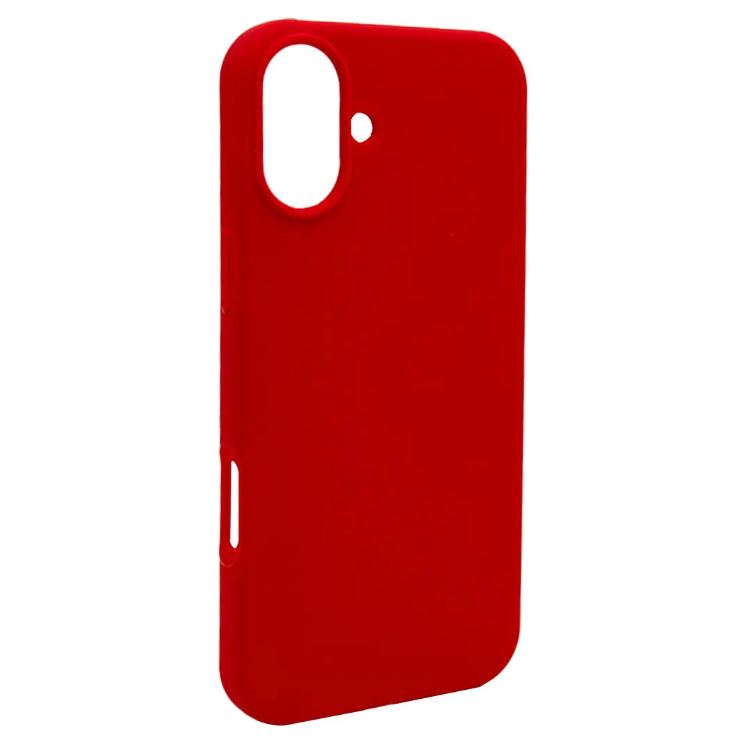 iPhone 16 Plus Soft Touch Case Red