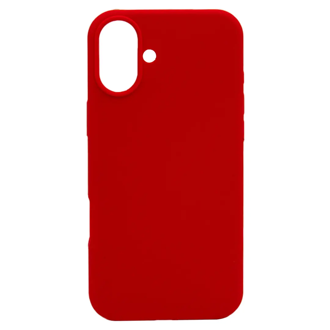 iPhone 16 Soft Touch Case Red