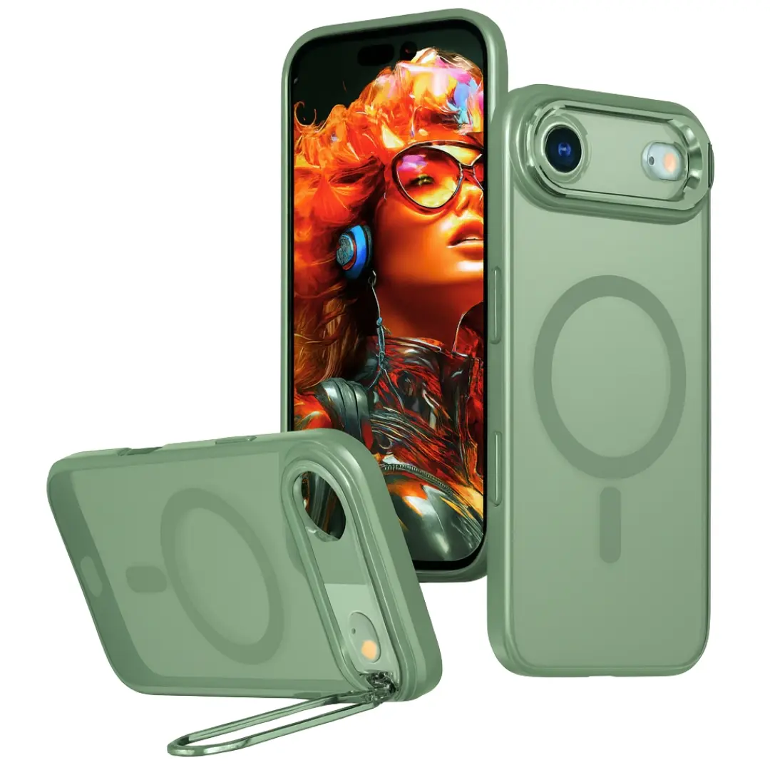iPhone 17 Air MagSafe Smoke Camera Stand Green